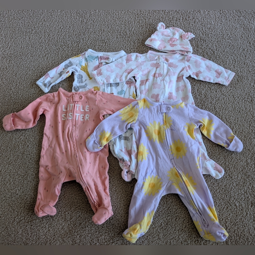 Carter's Just One You Sleep N' Play 3M Bundle